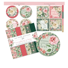 The Paper Boutique Paper KIT 8x8" - Everything is Rosy (paper pad + toppers)